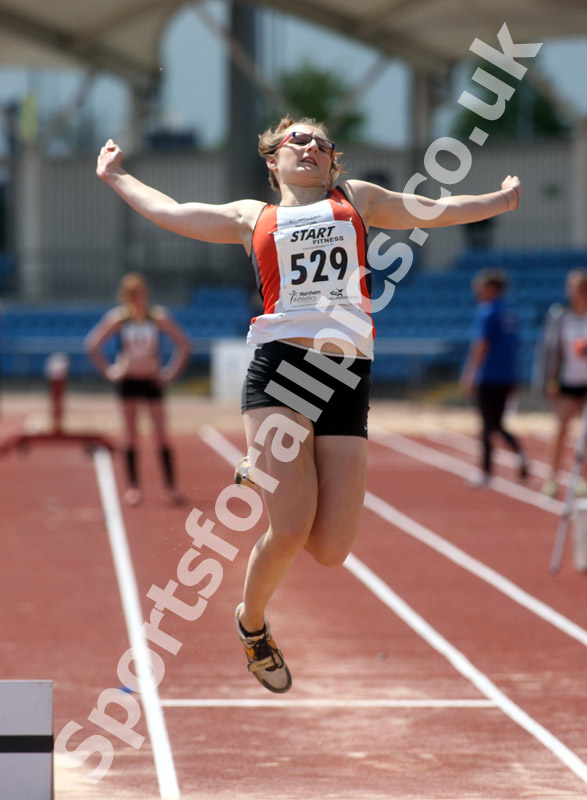Sophie Rigby (St. Helens Sutton AC), under-20s long jump, Northern Championships, Sport City Manchester